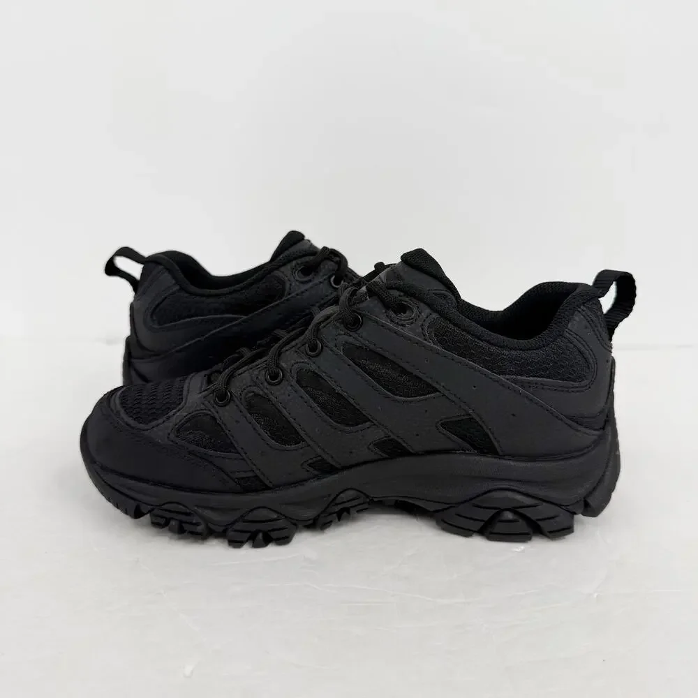 Merrell Moab 3 Tactical Work Sneakers Mens 4 Womens 5.5 Wide Black Leather NIB